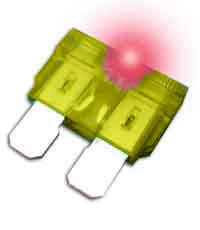 LED SMART BLADE FUSE MINI & STANDARD 3 4 5 7 10 15 20 25 30 AMP BLOW GLOW AUTO - Picture 12 of 16