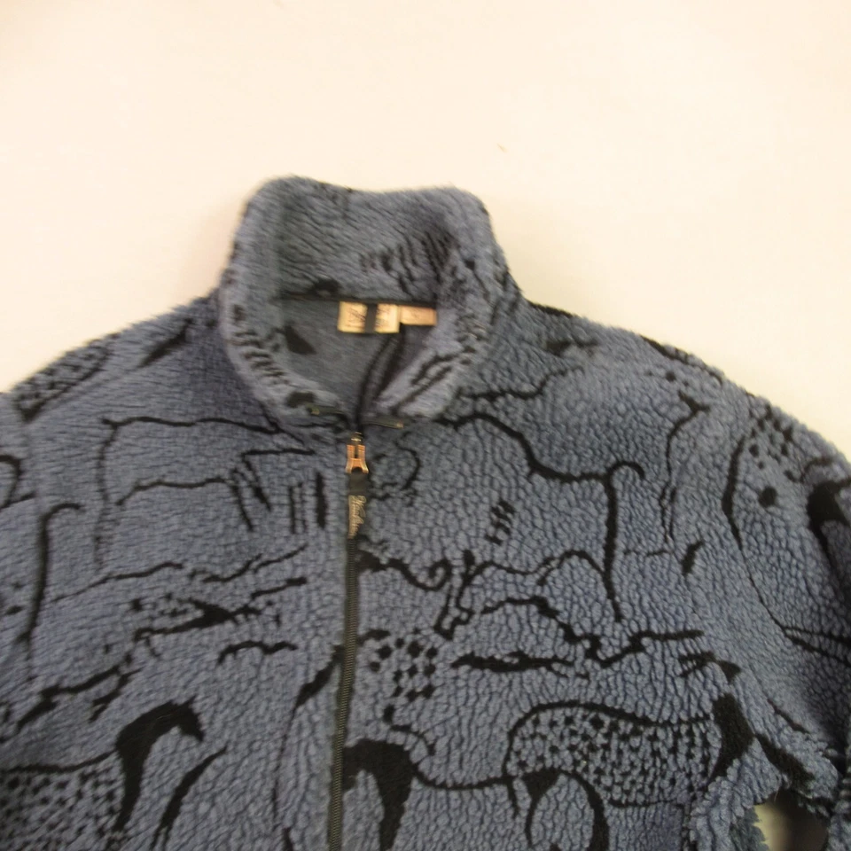 Chaqueta Woolrich Mujer Mediana Cremallera Completa Manga Larga Exterior Animales Vellón De Colección Foto 2 de 4