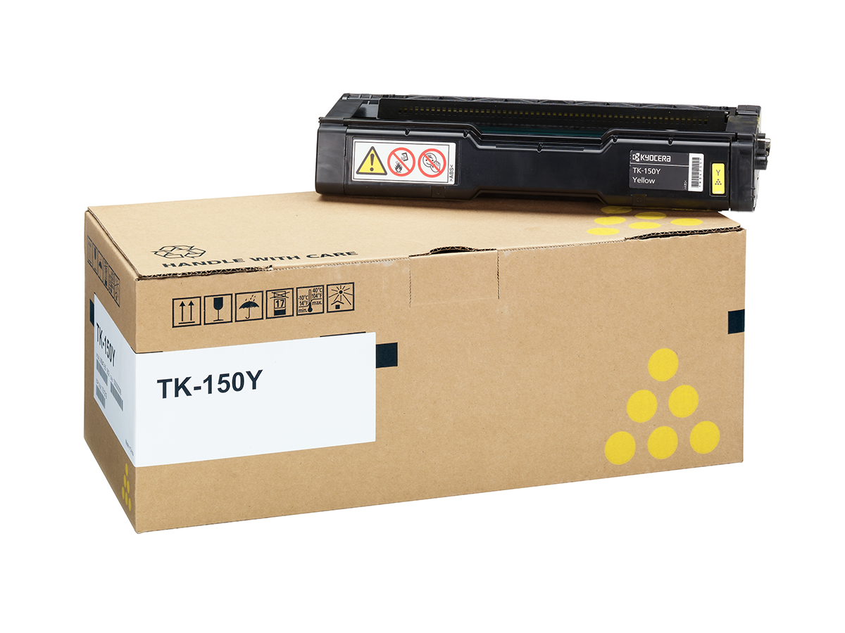 Genuine KYOCERA 1T05JKANL0 Yellow Toner Kit TK-150Y fits Kyocera FS-C1020MFP-NEW
