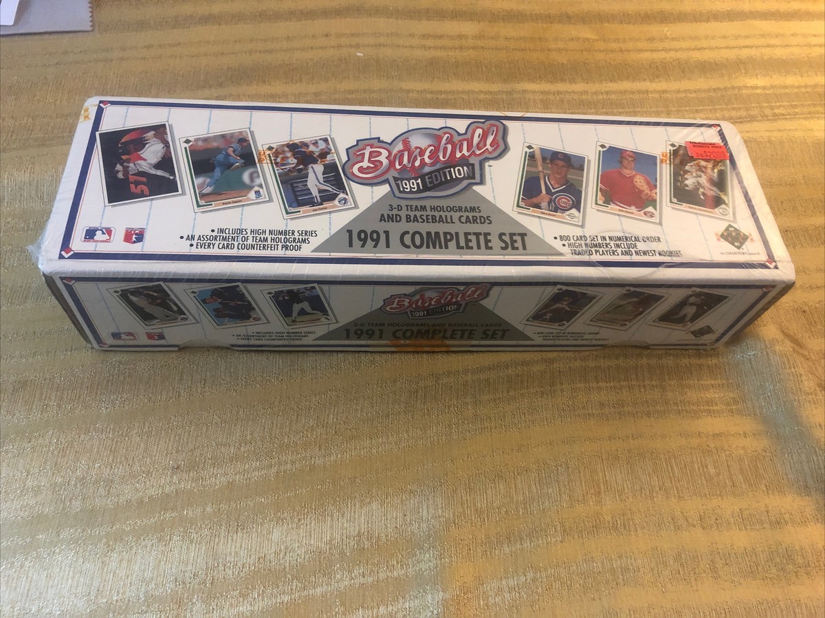 1991 Upper Deck Baseball Factory Sealed Complete Set | eBay