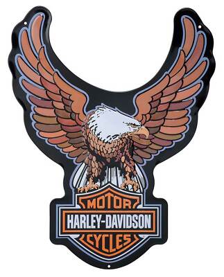 ◆Harley Davidson◆ Pigment Dying American Legend Logo Short Harley-Davidson American Legend Tin Sign 2010711