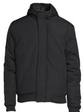 Mens Hooded Jacket Dip Dye Bubble Jacket Smal...