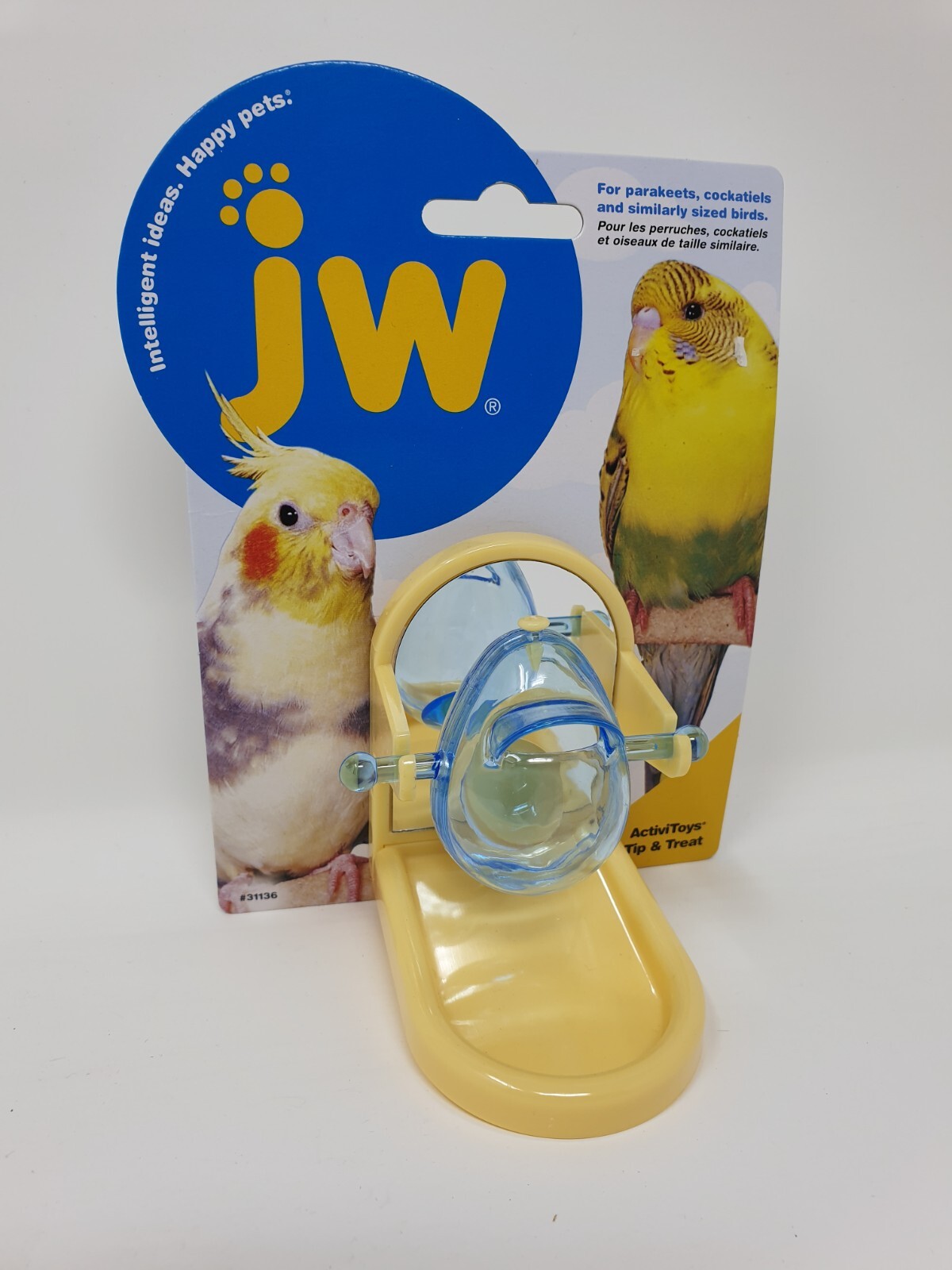 JW bird enrichment toys for cockatiel, budgie and parakeets mirror