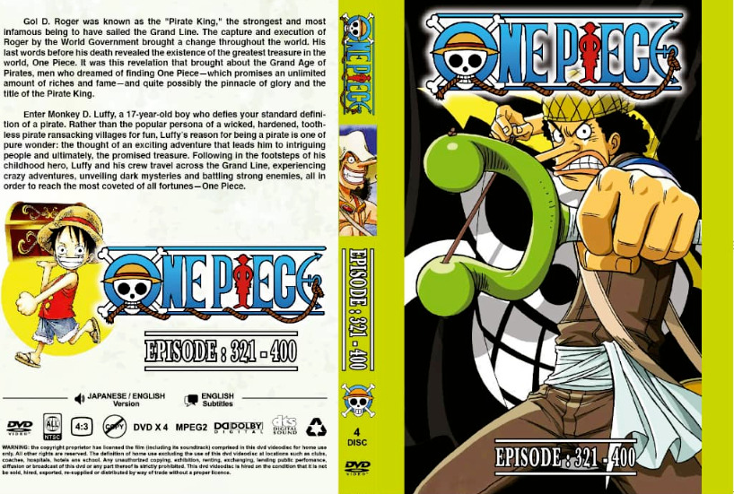 One Piece (Episode 1 - 720) ENGLISH DUBBED VERSION FREE FEDEX EXPRESS