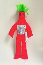 DAMMIT DOLL, Pink Green Watermelon, Voodoo Stress Relief Gag Swear Gift 12" NWT