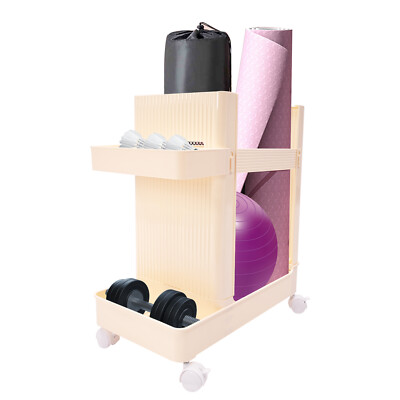 Home Gym Workout Equipment Organizer Yoga Mat Storage Weight Rack Dumbbell USA