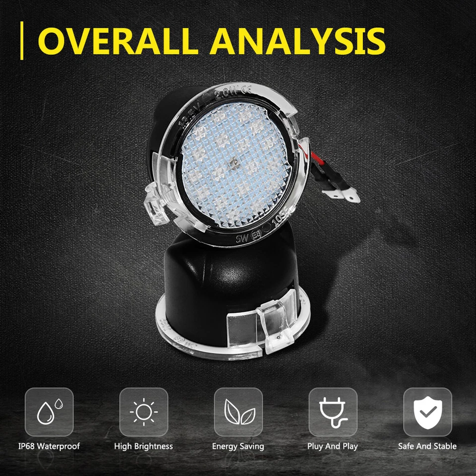 LED Side Mirror Puddle Lights Kit For Ford F-150 Edge Tauru Explorer Expedition - Изображение 3 из 4