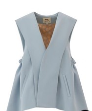 Wolf & Badger Julia Allert Baby Blue Vest Xs Nwt