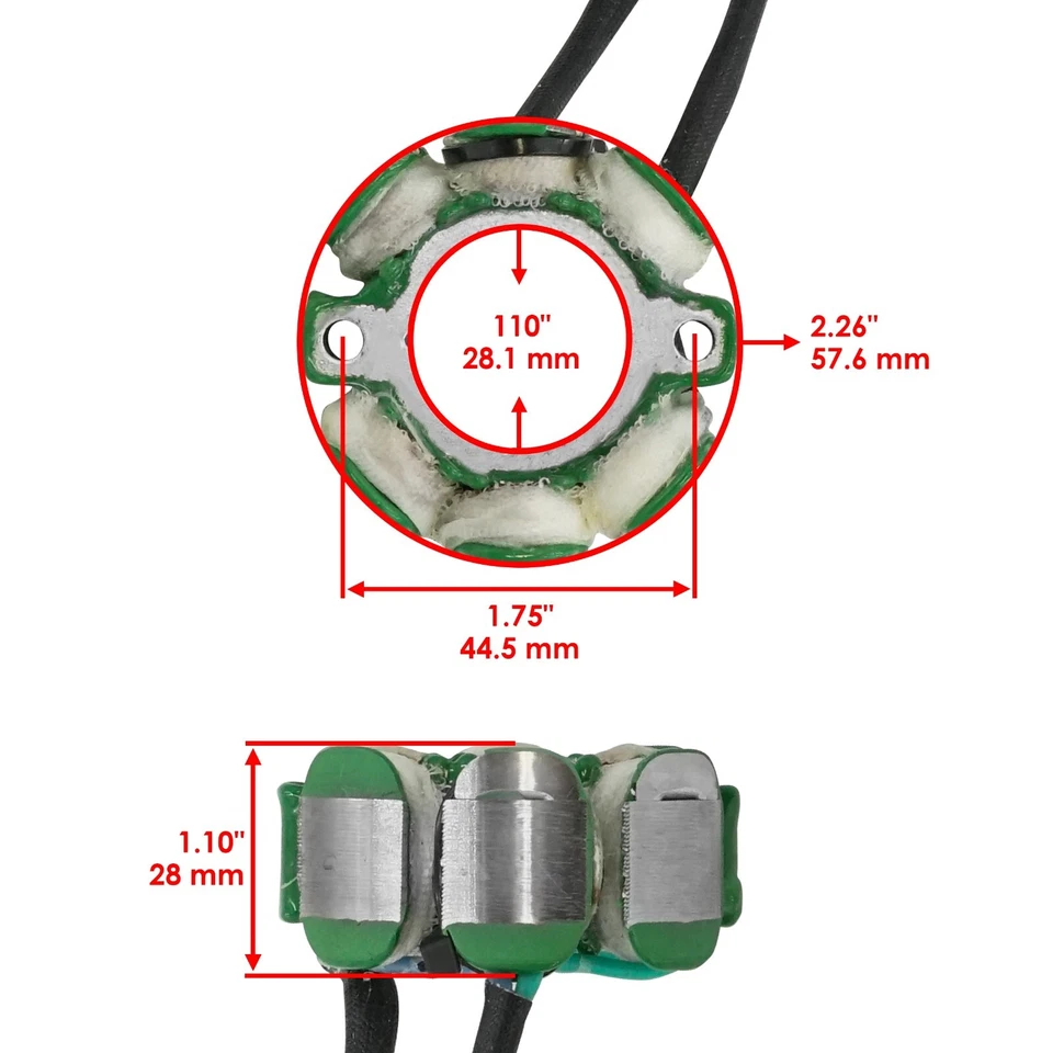 Estator y junta para Kawasaki KX250F KX-250F 2005 2006 2007 2008 Foto 2 de 4