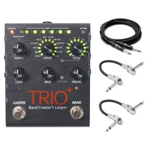 New DigiTech Trio+ Band Creator Plus Looper Guitar Effects Pedal