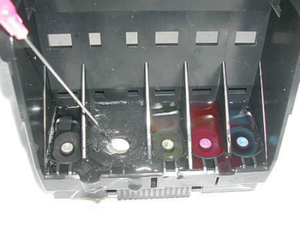 clogged printer nozzle