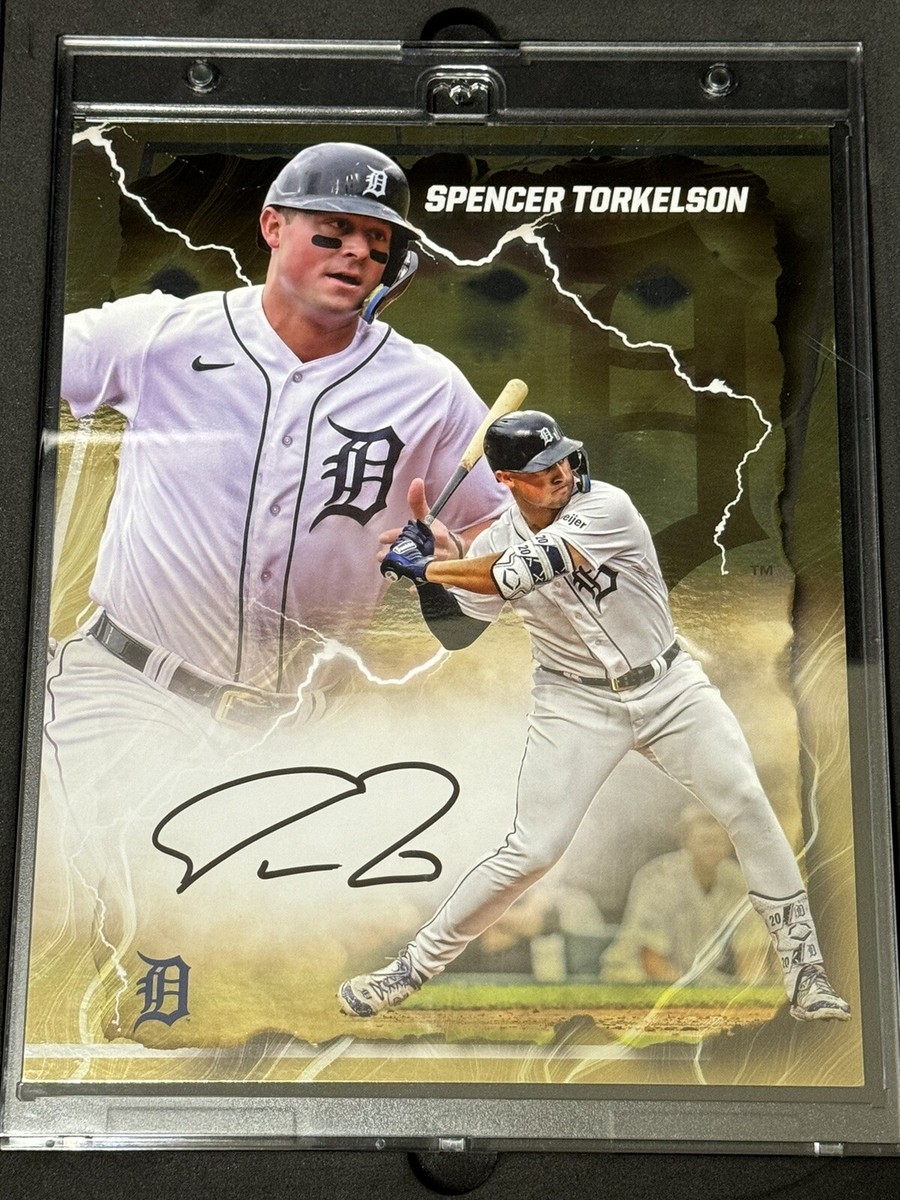 2024 Fanatics Under Wraps Emanate Spencer Torkelson Gold 8x10 Auto 