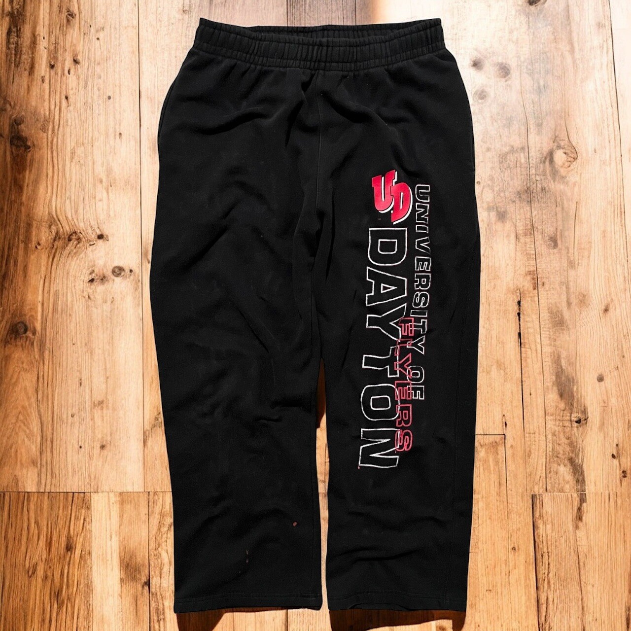 Vintage 90’s University Of Dayton Flyers Heavyweight Sweatpants Wide Leg XL