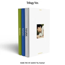 MARK THE FIRSTFRUIT 1st Album TRILOGY Ver/3CD+3Book+3Photo+3Mark+6 Card+GIFT+POB