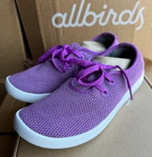 NEW ALLBIRDS TREE SKIPPER LUX PURPLE BOAT SHOES LACES CASUAL MENS SIZE 11