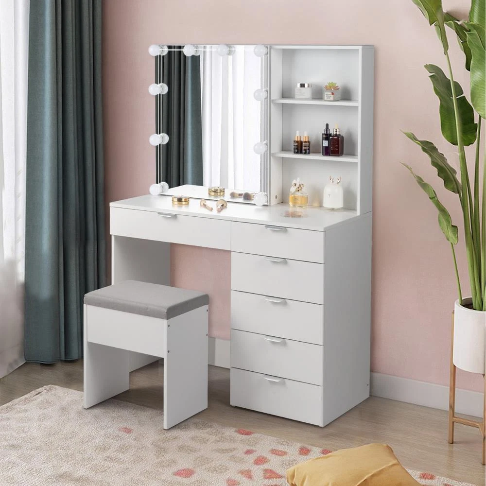 6 drawer vanity dresser deals