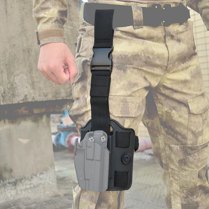 Drop Leg Holster Platform Universal Pistol Thigh Holster Anti-slip Panel - Image 4 of 4
