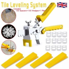 201Pcs Tile Levelling System Kit Reusable Tile Spacer Wedge Clip Floor Wall Tool