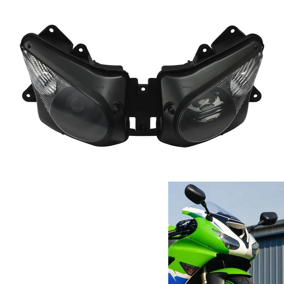 摩托车大灯组件适用于川崎Ninja ZX10 | eBay