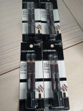 Lot of 4 COVERGIRL Easy Breezy Brow Fill  Define Twin Pencils 505 Rich Brown