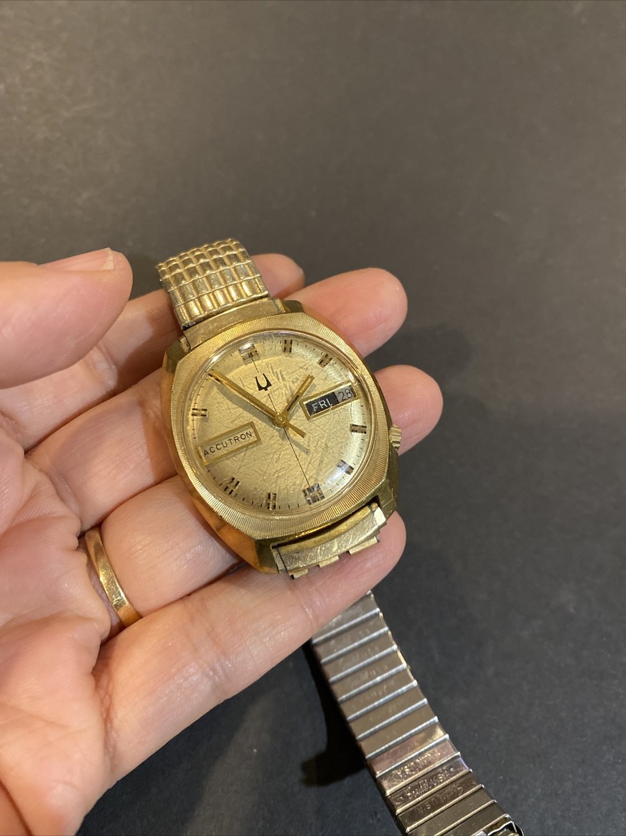 Vintage Bulova Accutron 10k Rolled Gold Plate Back Watch | eBay Vintage Bulova Accutron 10k Rolled Gold Plate Back Watch | eBay