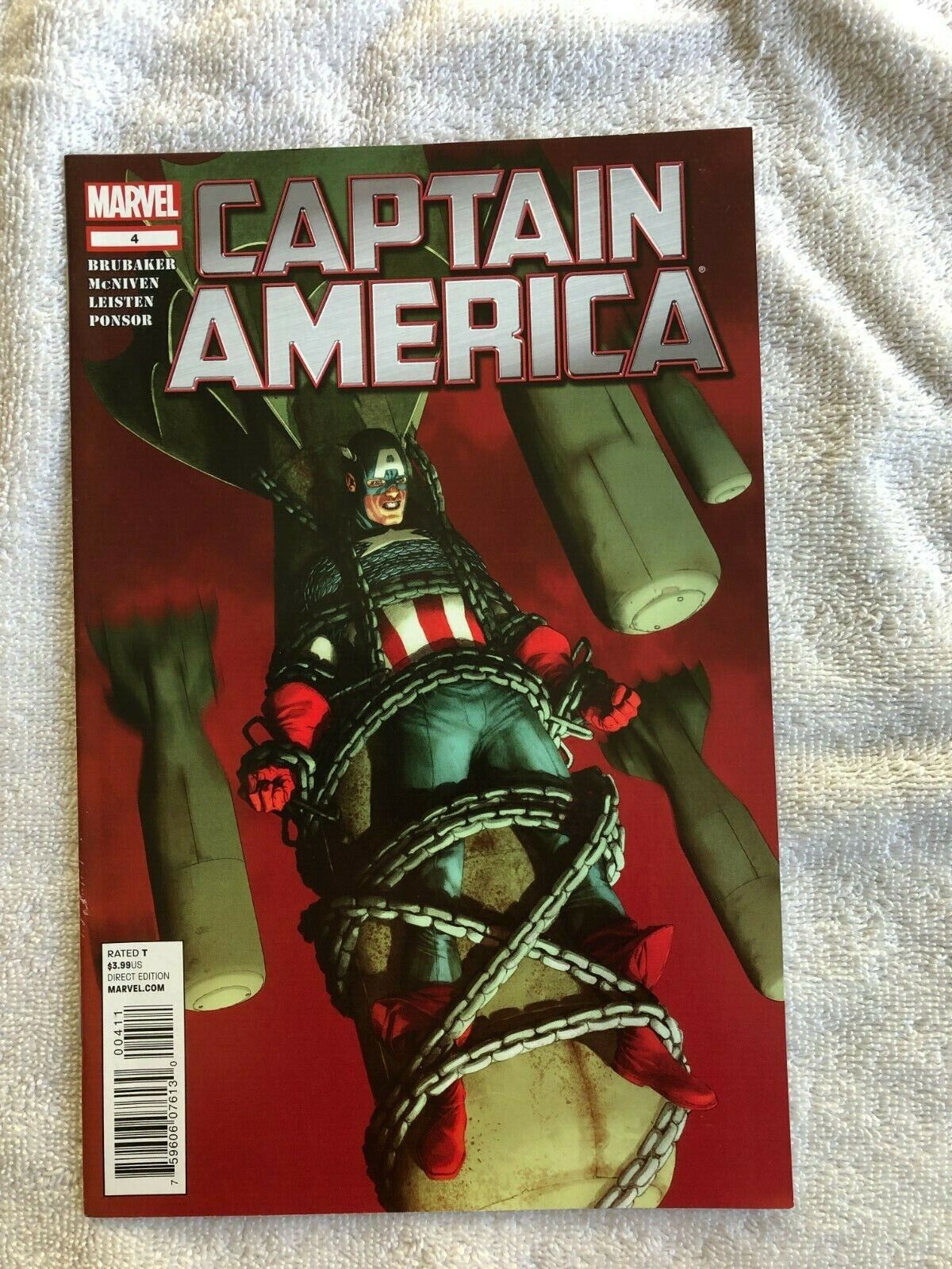 Captain America #4A McNiven (Jan 2012, Marvel) VF 8.0
