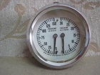 USED Vintage DAVID HARCOURT PRESSURE / VACUUM 75mm 3" DUAL GAUGE