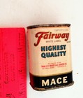 Vintage Fairway Mace Tin White Labl "Highest Quality" Twin City Wholesale Grocer — photo 3
