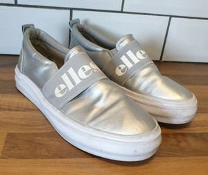 ellesse silver trainers