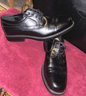 Croft & Barrow Men's Ortholite Lace-Up Leather Dress Shoe Black Size 10W — photo 3