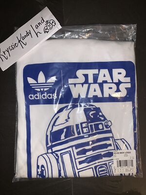 Adidas Star Wars R2-D2 Box Logo Medium T-Shirt New With Tags Originals