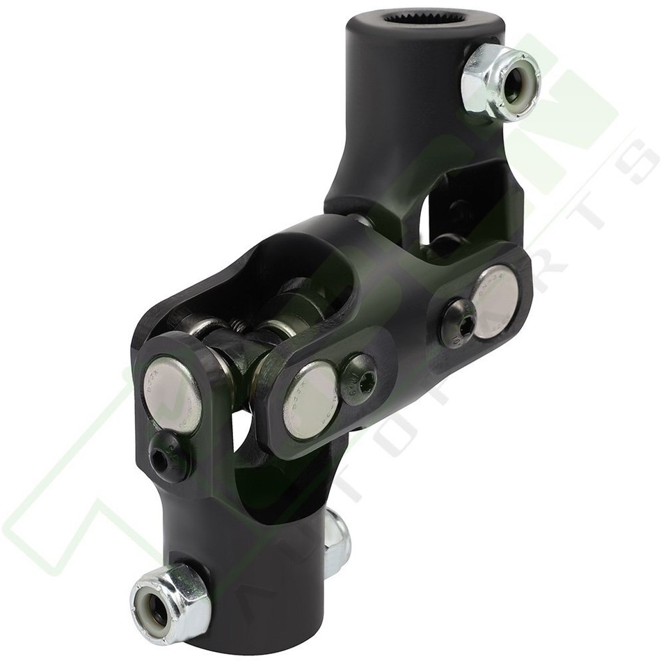 ROADFAR 3/4" Round To 3/4" Round Universal Joint (U-Joint) Shaft - Smooth Steering, Black - View #4