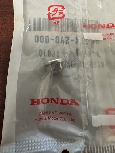 Honda part # 90114-SA0-000 Self Locking Nut (6mm) - Picture 3 of 3