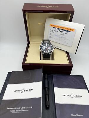 Ulysse Nardin Maxi Marine Diver Chronograph 8003-102-3/92 Black