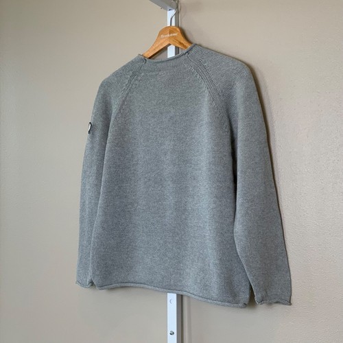 Boys GAP Gray Cotton Rollneck & Rolled Hem Patch Pullover Sweater, MEDIUM (8) - Picture 21 of 22