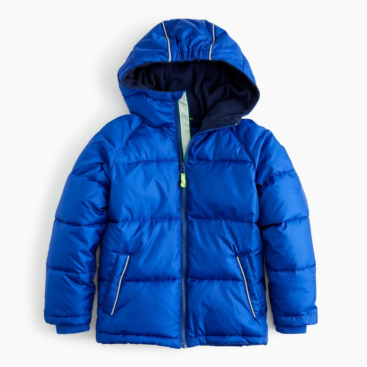 NEW Boys Puffer Jacket with Eco Friendly Primaloft by Crewcuts Size 4 5 6 7