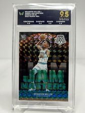 Brandon Miller 1 Green Jam Masters 2023 Mosaic 23-24 Panini NBA 9.5
