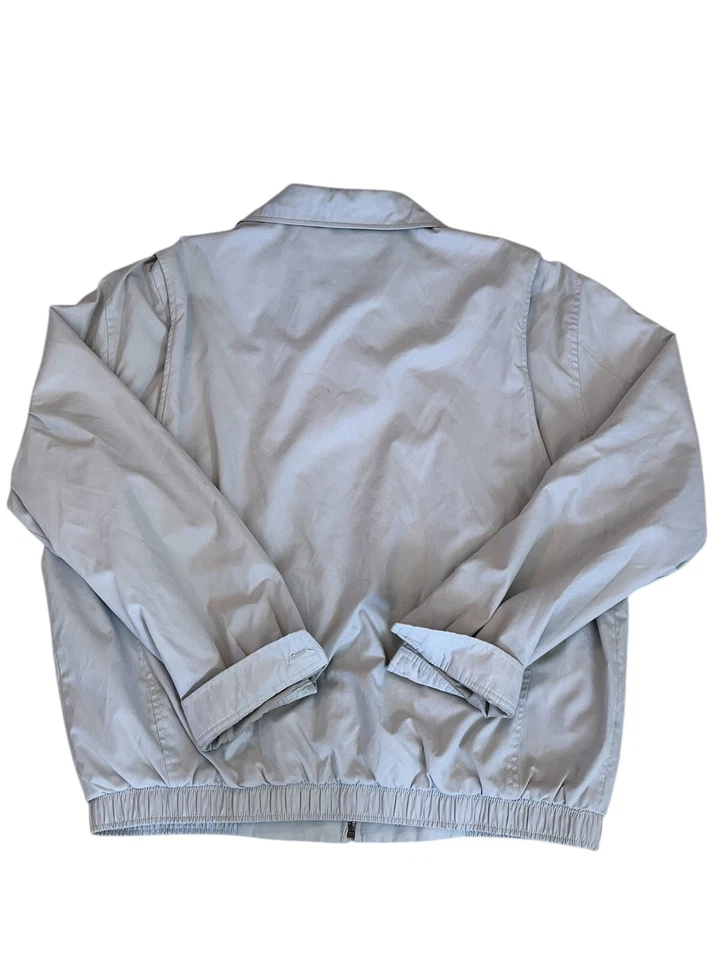 Vintage Lyle & Scott Scotland Jacket Size L Black Label Beige Full Zip Pockets - Image 3 of 4