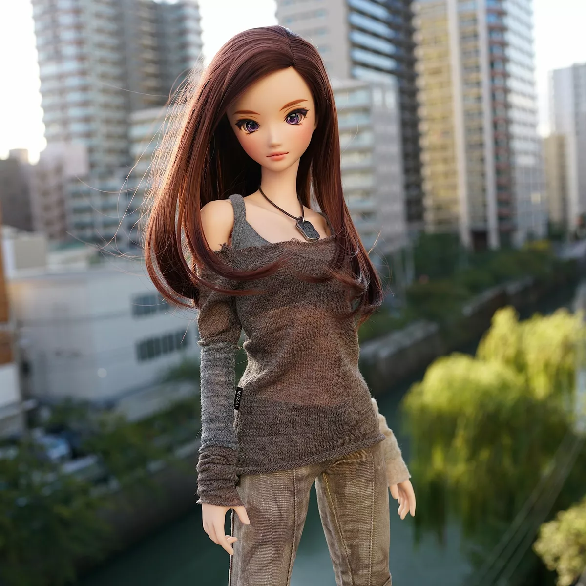 Smart doll Post Apoc Sweater & Sports Bra Set Clothing Casual New Limited  Japan