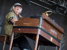 Thijs van Leer of Focus live on stage at High Voltage Festival in  - Old Photo 5