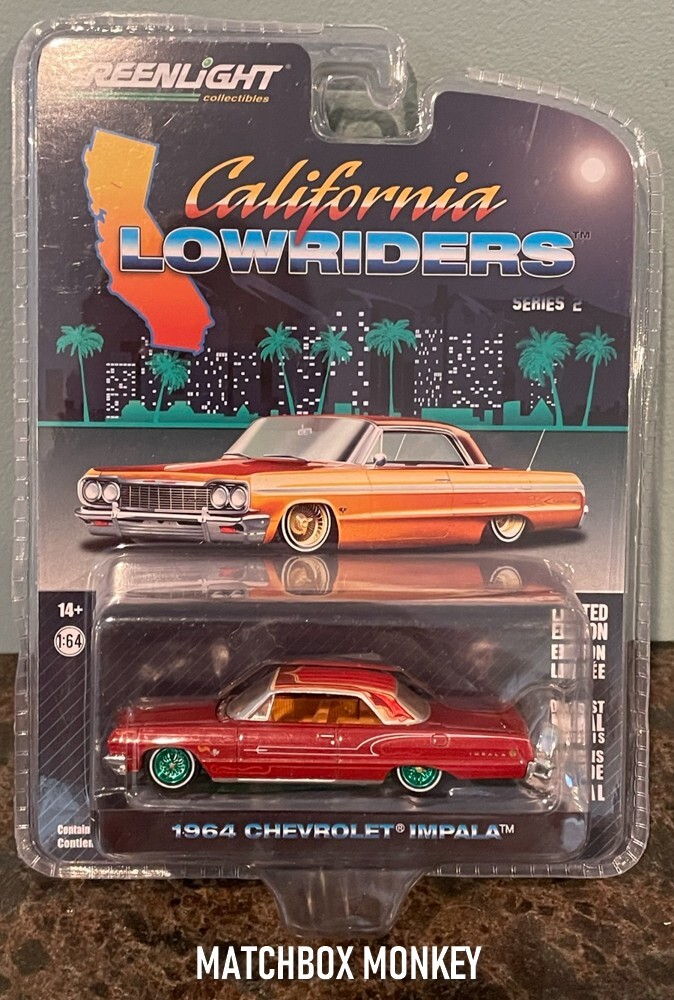 GREENLIGHT 1964 IMPALA ローライダーグリーンカー　チェイス 1964 Chevrolet Impala Greenlight Green Machine CHASE 2022