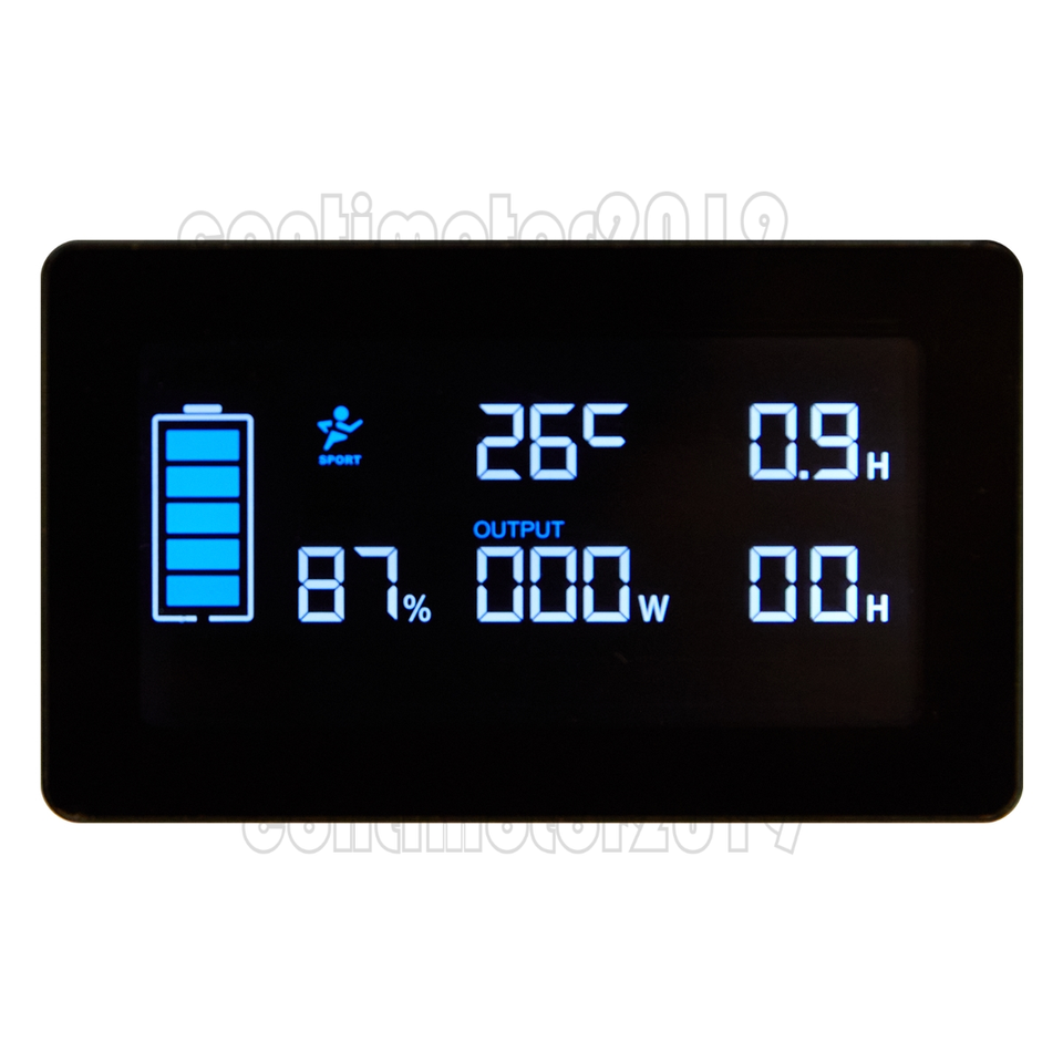 1000W Portable Power Station Battery Powered Solar Generator Camping