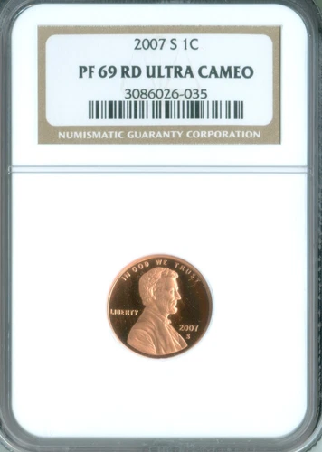2007-S PROOF LINCOLN CENT NGC PR-69UCAM (2228043)