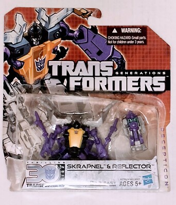 Transformers Generations 30 Thrilling Scout Class Skrapnel & Reflector! 2014 New