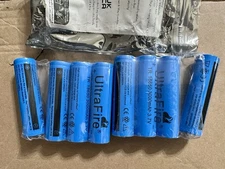 8 Ultrafire 3000 Mah 3.7 Volt Lithium Ion Battery