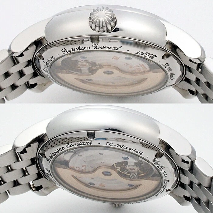 FREDERIQUE CONSTANT CLASSIC WORLD TIMER FC-718MC4H6B AUTOMATIC SILVER DIAL MEN'S - Image 2 of 4