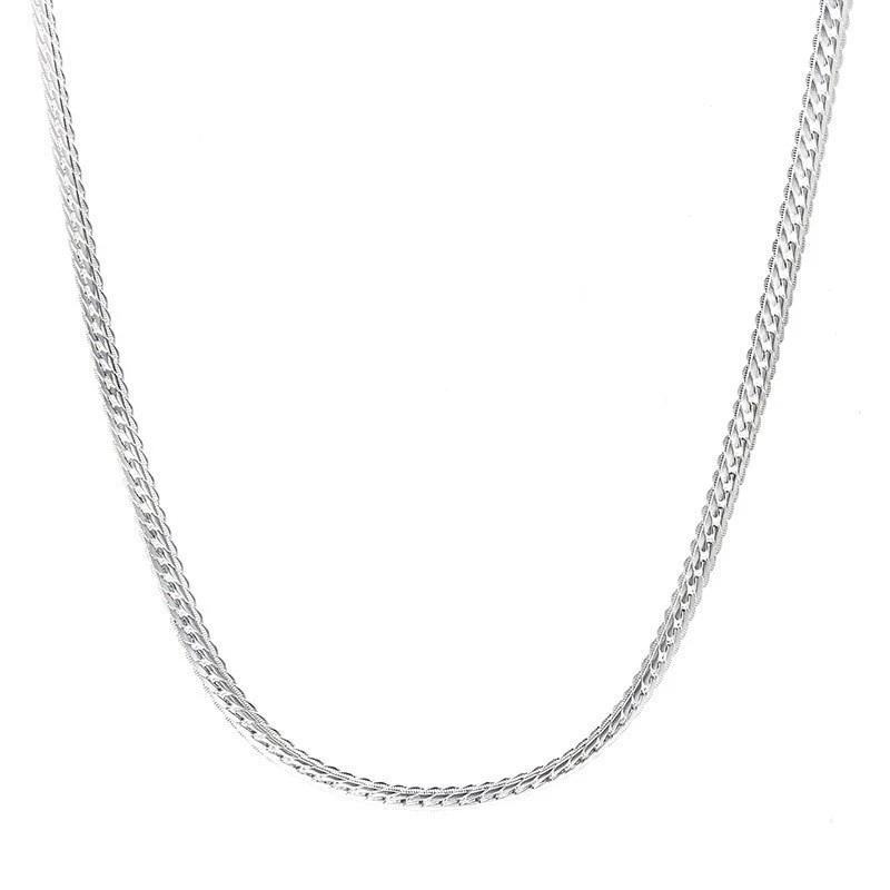 COOLSTEELANDBEYOND Amore Manette Ciondolo, Collana con Pendente da Donna, Acciaio Inossidabile, con Zirconi, Palla Catena 60CM