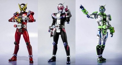 Bandai Kamen Rider ZiO Geiz Woz S H Figuarts Figure 3piece Set Collectible