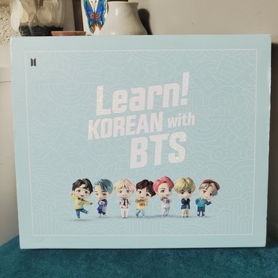 Learn Korean With BTS Books Big Hit Edu Weverse Open Box NO MICRO USB CABLE
