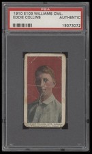 1910 E103 EDDIE COLLINS NNO POOR WILLIAMS CARAMEL PSA A PHILADELPHIA ATHLETICS